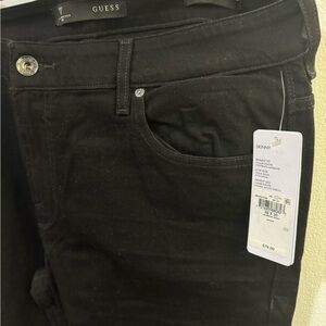 GUESS men's Black Skinny Jeans